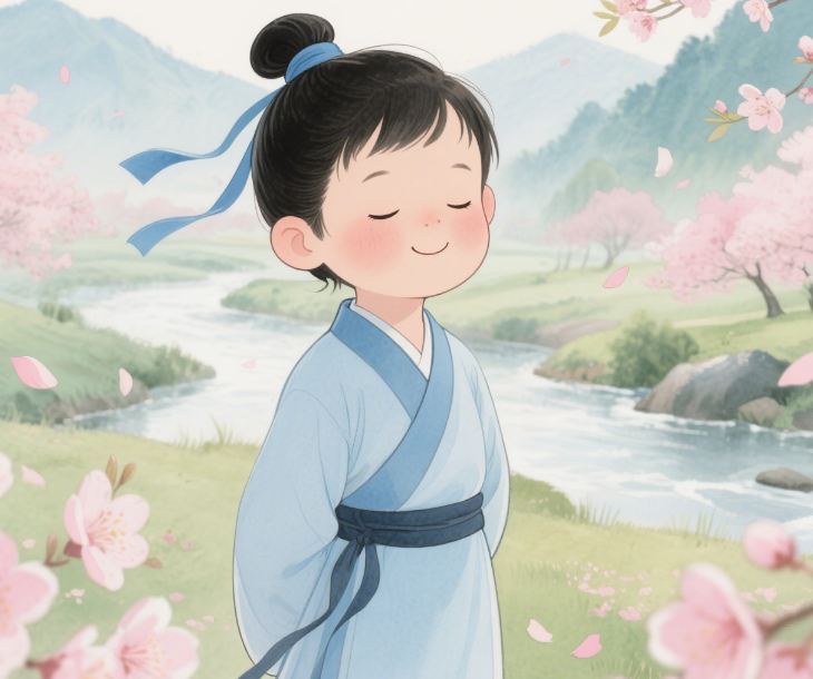 含蓄美好的寶寶名，寓意清澈，一生向陽